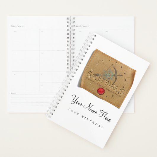 Zodiac - Boogschutter - Persoonlijke Dagplanner Planner (Display)