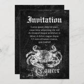 Zodiac Cancer Kaart (Voorkant / Achterkant)