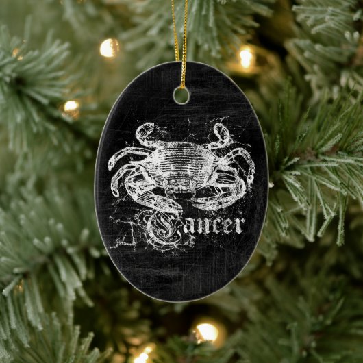 Zodiac  Cancer Keramisch Ornament (Boom)