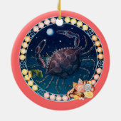 Zodiac Cancer - Pas het aan! Keramisch Ornament (Achterkant)