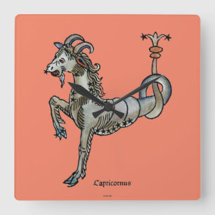 Zodiac: Capricorn, 1482 Vierkante Klok