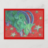 Zodiac Capricorn briefkaart (Voorkant)