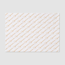 Zodiac "Capricorn" Gold Script-papier Tissuepapier