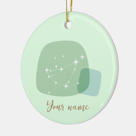 Zodiac Capricorn Keramisch Ornament (Links)