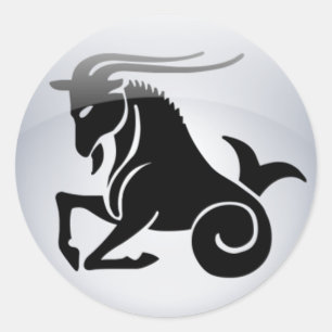 Zodiac Capricorn Ronde Sticker