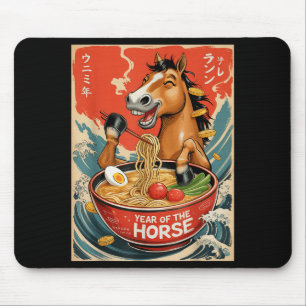Zodiac Chinees Nieuwjaar van het Paard 2026 Ramen Muismat