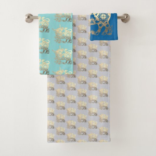 Zodiac chinois découpé en papier choix de couleur  (En situation)