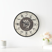 Zodiac Clock - Virgo Grote Klok (Huis)
