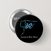 Zodiac Constellation Aquarius Button (Voorkant /achterkant)