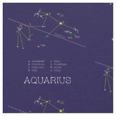Zodiac Constellation Aquarius Stof (Close Up)