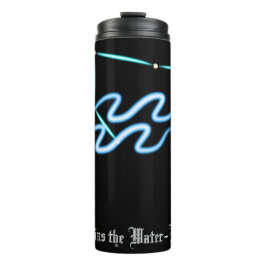 Zodiac Constellation Aquarius Thermal Tumbler Thermosbeker