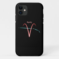 Zodiac Constellation Aries Hoesje-Mate iPhone Case