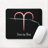 Zodiac Constellation Aries Muismat (Met muis)