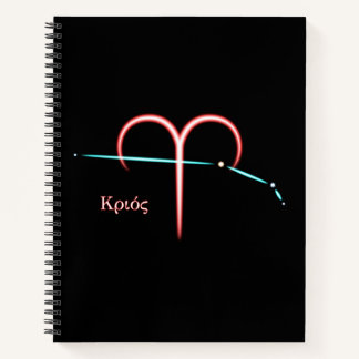 Zodiac Constellation Aries Notitieboek