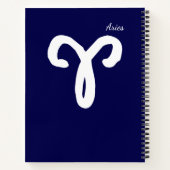 Zodiac Constellation Aries Notitieboek (Achterkant)