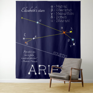 Zodiac Constellation Aries Wandkleed