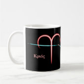 Zodiac Constellation Bélier Café Mug (Gauche)