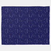 Zodiac Constellation Cancer Fleece Deken (Voorkant (Horizontaal))