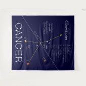Zodiac Constellation Cancer Wandkleed (Voorkant (horizontaal))