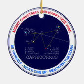 Zodiac Constellation Capricornus Keramisch Ornament (Achterkant)