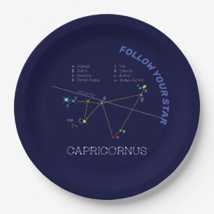 Zodiac Constellation Capricornus Papieren Bordje
