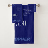 Zodiac Constellation Gemini Bad Handdoek (Insitu)