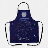 Zodiac Constellation Gemini Schort (Voorkant)