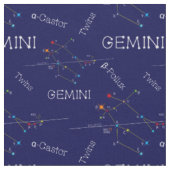 Zodiac Constellation Gemini Stof (Close Up)