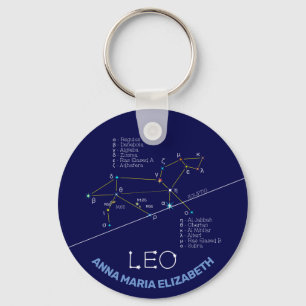 Zodiac Constellation Leo Sleutelhanger