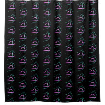 Zodiac Constellation Libra Douche Rideau