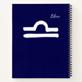 Zodiac Constellation Libra Notitieboek (Achterkant)