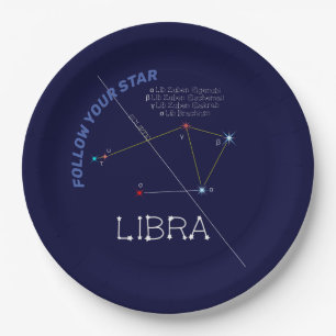 Zodiac Constellation Libra Papieren Bordje