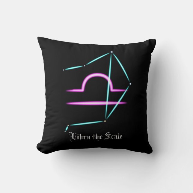 Zodiac Constellation Libra Sierkussen (Voorkant)
