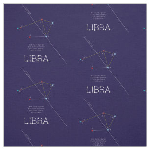 Zodiac Constellation Libra Stof