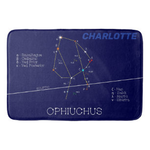 Zodiac Constellation Ophiuchus Badmat