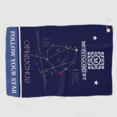 Zodiac Constellation Ophiuchus Golfhanddoek (Horizontaal)