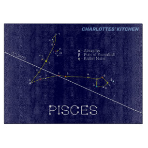 Zodiac Constellation Pisces Snijplank