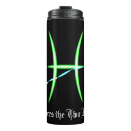 Zodiac Constellation Pisces Thermal Tumbler Thermosbeker