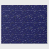 Zodiac Constellation Sagittarius Cadeaupapier (Vlak)