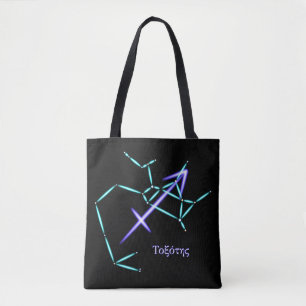 Zodiac Constellation Sagittarius Canvas tas
