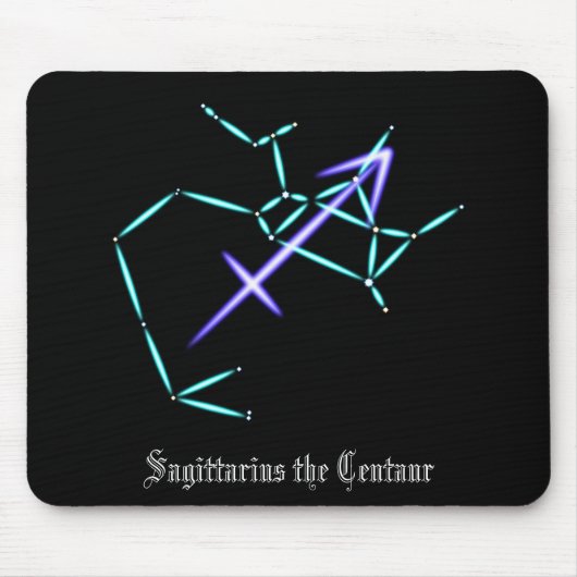 Zodiac Constellation Sagittarius Muismat (Voorkant)