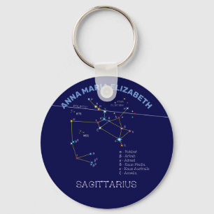 Zodiac Constellation Sagittarius Sleutelhanger