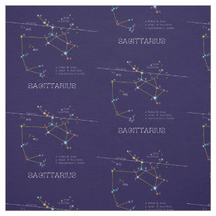 Zodiac Constellation Sagittarius Stof