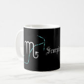 Zodiac Constellation Scorpio Café Mug (Devant gauche)