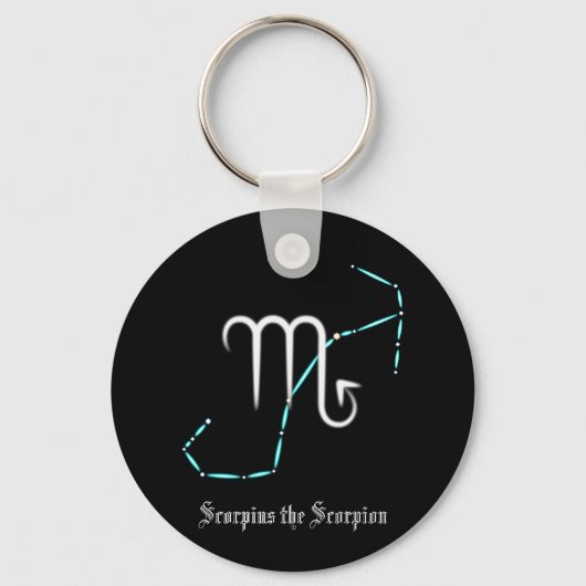 Zodiac Constellation Scorpio Sleutelhanger (Voorkant)