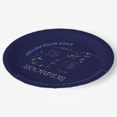 Zodiac Constellation Scorpius Papieren Bordje (Gekanteld)