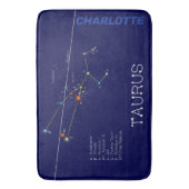 Zodiac Constellation Taurus Badmat (Voorkant Verticaal)