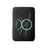 Zodiac Constellation Taurus Bath Mat (Voorkant Verticaal)