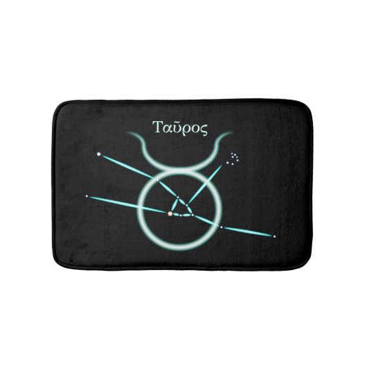 Zodiac Constellation Taurus Bath Mat (Voorkant)