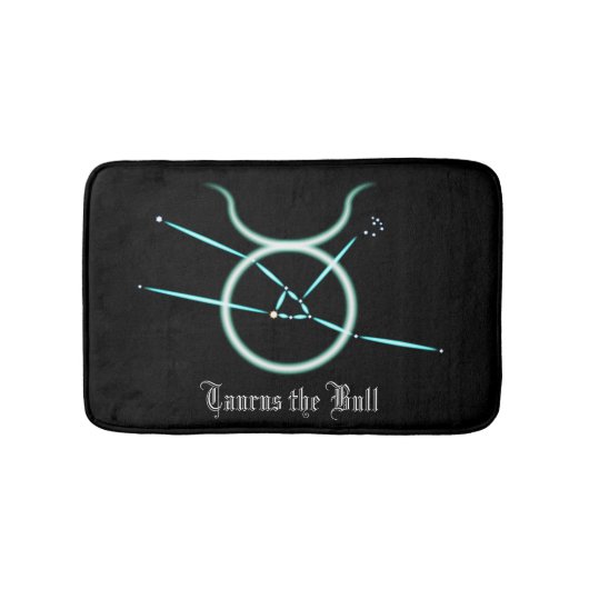Zodiac Constellation Taurus Bath Mat (Voorkant)